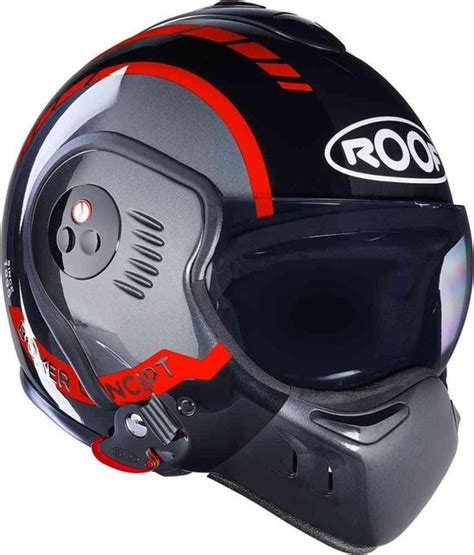 roof boxer v8 lp20 black metal red|boxer v8 helmet visor.